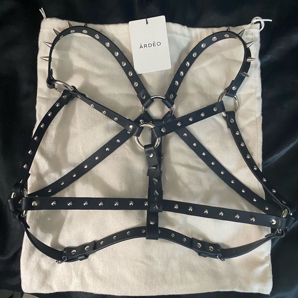 Ardéo Black Leather Harness